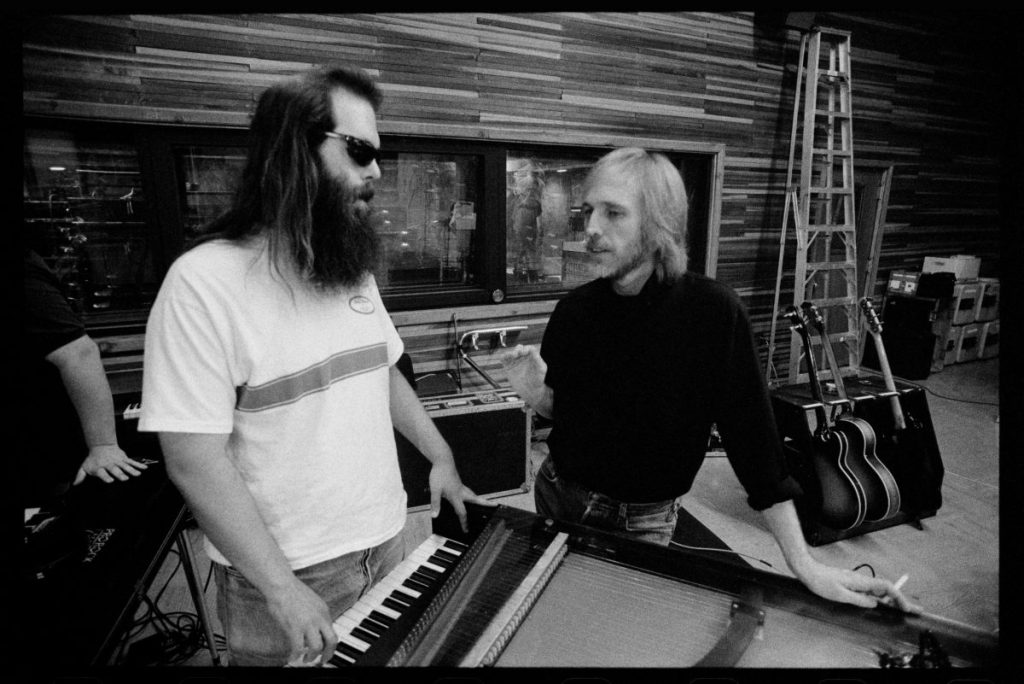 Rick Rubin and Tom Petty in studio